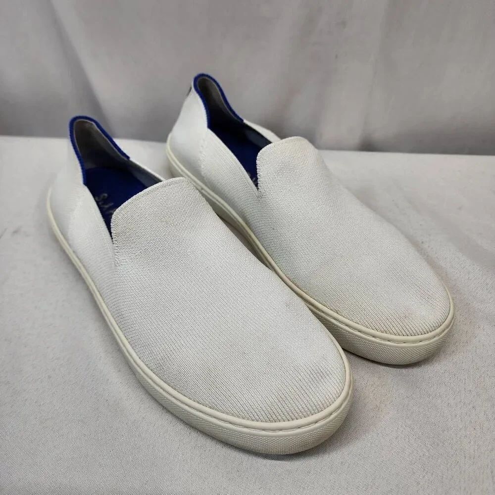 Rothy’s The Original Slip On Sneaker in White Size 9 Comfort Women's